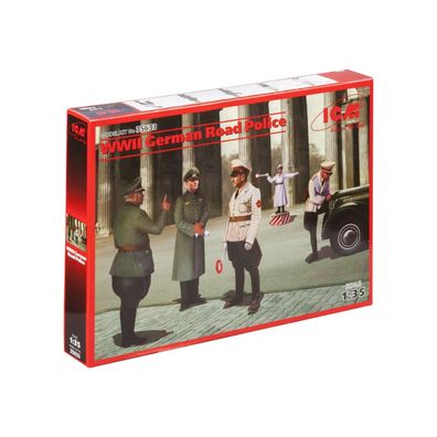 ICM - WWII German Road Police - 1:35 - 5 Figuren