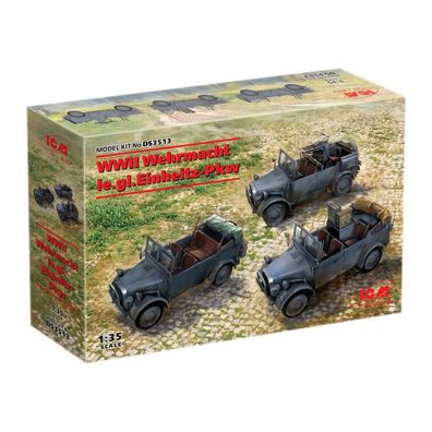 ICM - WWII Wehrmacht le. gl. Einheits-Pkw - 1:35 - 668 Teile