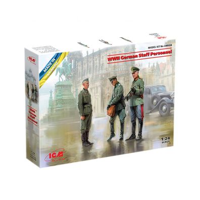 ICM - WWII German Staff Personnel - 1:24 - 3 Figuren