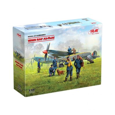 ICM - WWII RAF Airfield - 1:48 - 341 Teile