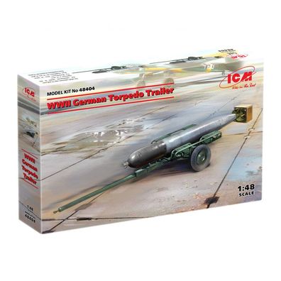 ICM - WWII German Torpedo Trailer - 1:48 - 26 Teile