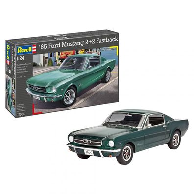 Revell - 1965 Ford Mustang 2 + 2 Fastback - 1:24 - 82 Teile