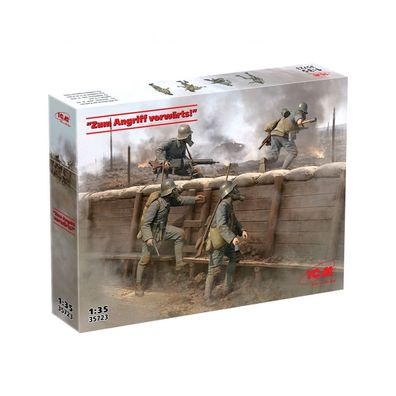 ICM - Zum Angriff vorwärts! - 1:35 - 4 Figuren