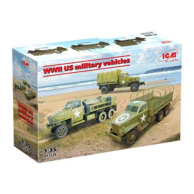 ICM - WWII US Military Vehicles - 1:35 - 755 Teile