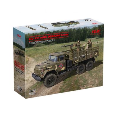 ICM - ZiL-131 with DShKM and Crew - Armed Forces of Ukraine - 1:35 - 292 Teile