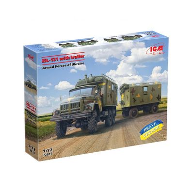 ICM - ZiL-131 with Trailer - Armed Forces of Ukraine - 1:72 - 149 Teile