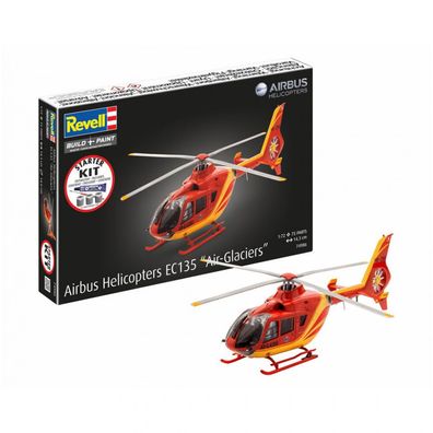 Revell - Airbus Helicopters EC135 Air-Glaciers Starter Kit - 1:72 - 75 Teile