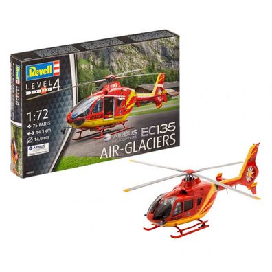 Revell - Airbus Helicopters EC135 Air-Glaciers - 1:72 - 75 Teile