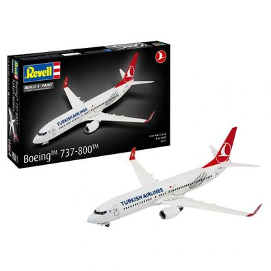 Revell - Boeing 737-800 Turkish Airlines - 1:144 - 63 Teile