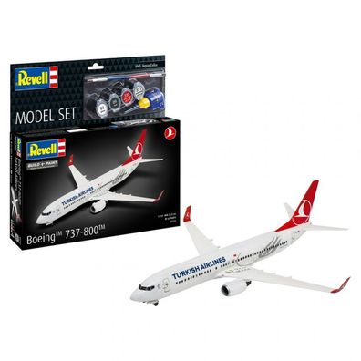 Revell - Boeing 737-800 Turkish Airlines - Model Set - 1:144 - 63 Teile