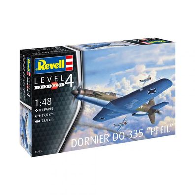 Revell - Dornier Do 335 Pfeil - 1:48 - 81 Teile