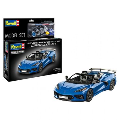 Revell - Corvette C8 Cabriolet - Model Set - 1:25 - 149 Teile