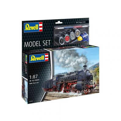 Revell - BR 18 505 Lokomotive Modell Set - 1:87 - 163 Teile