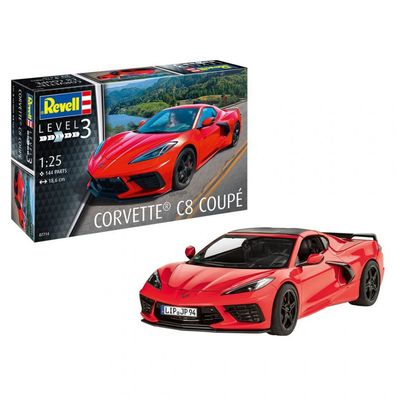 Revell - Corvette C8 Coupé - 1:25 - 144 Teile