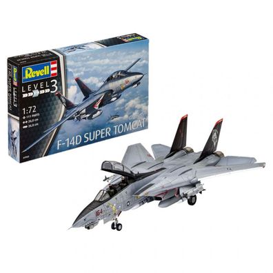 Revell - F-14D Super Tomcat - 1:72 - 111 Teile