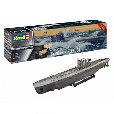Revell - Deutsche U-Boot Klasse IX C/40 Platinum Edition - 1:72 - 800 Teile