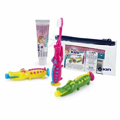 Fluorkin Infantil VIAJE Cocodrilo set 3 pz