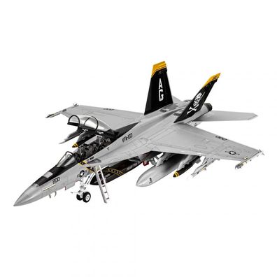 Revell - F/A-18F Super Hornet - Model Set - 1:72 - 97 Teile