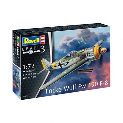 Revell - Focke Wulf Fw190 F-8 - 1:72 - 46 Teile