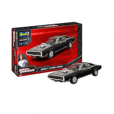 Revell - Fast & Furious Dominics 1970 Dodge Charger - 1:25 - 117 Teile