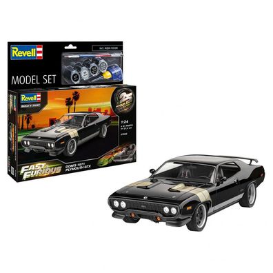 Revell - Fast & Furious - Dominics 1971 Plymouth GTX - Model Set - 1:24 - 81 Teile