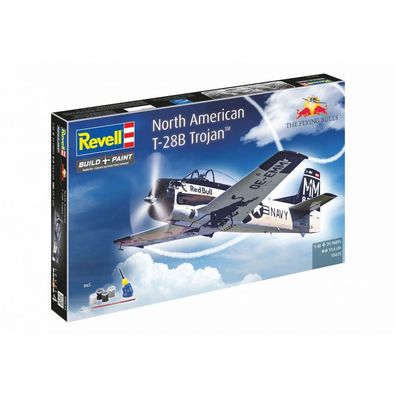 Revell - Flying Bulls T-28B Trojan - Geschenk Set - 1:48 - 39 Teile
