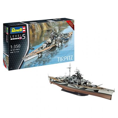 Revell - German Battleship Tirpitz - 1:350 - 585 Teile