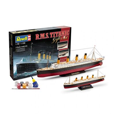 Revell - Geschenk-Set R.M.S. Titanic - 1:700/1:1200 - 172 Teile