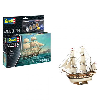 Revell - HMS Beagle - Model Set - 1:96 - 178 Teile
