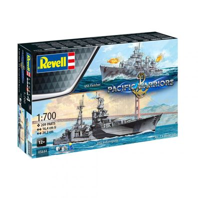 Revell - Gift Set Pacific Warriors - USS Fletcher/USS Indianapolis - 1:700 - 209 Teil