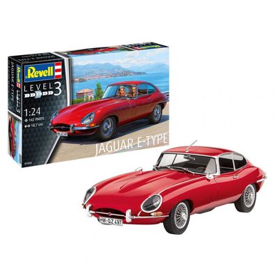 Revell - Jaguar E-Type Coupé - 1:24 - 142 Teile