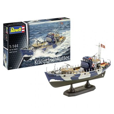 Revell - Kriegsfischkutter KFK - 1:144 - 102 Teile