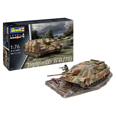 Revell - Jagdpanzer IV L/70 - 1:76 - 83 Teile