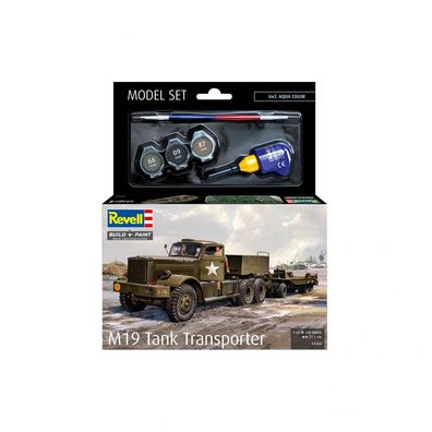 Revell - M19 Panzertransporter Modell Set - 1:76 - 140 Teile