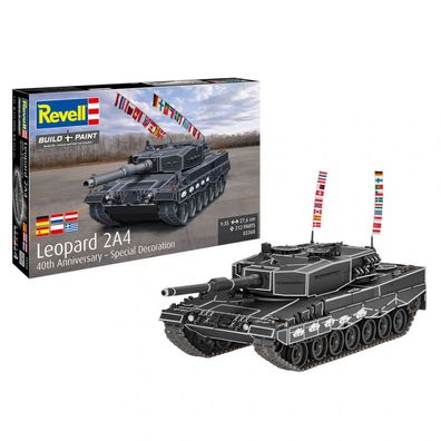 Revell - Leopard 2A4 40 Jahre Special Decoration - 1:35 - 212 Teile