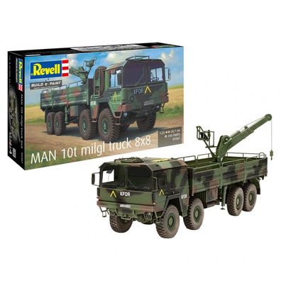 Revell - MAN 10t milgl 8x8 Truck - 1:35 - 245 Teile