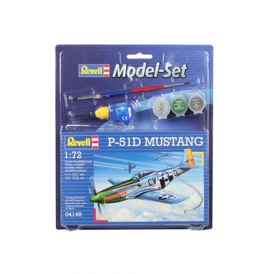 Revell - P-51D Mustang - Model Set - 1:72 - 34 Teile