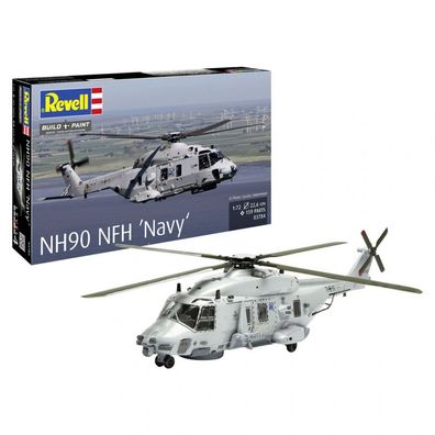 Revell - NH90 NFH Navy Militärhubschrauber - 1:72 - 159 Teile