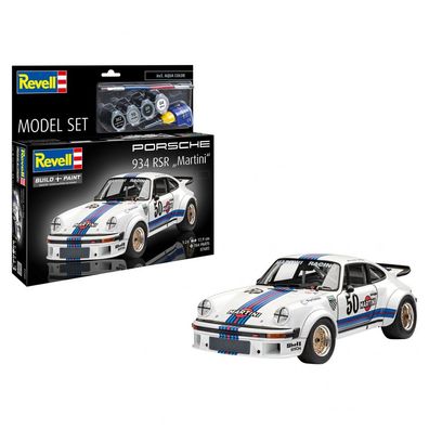 Revell - Porsche 934 RSR Martini - Model Set - 1:24 - 104 Teile