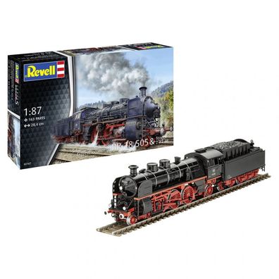 Revell - Schnellzuglokomotive BR 18 505 mit Tender 23 T38 - 1:87 - 163 Teile