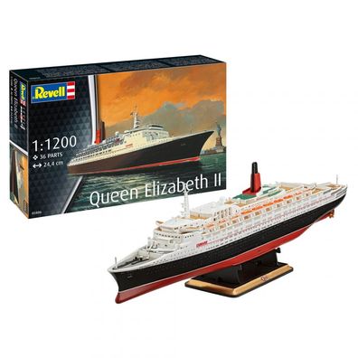 Revell - Queen Elizabeth II - 1:1200 - 36 Teile