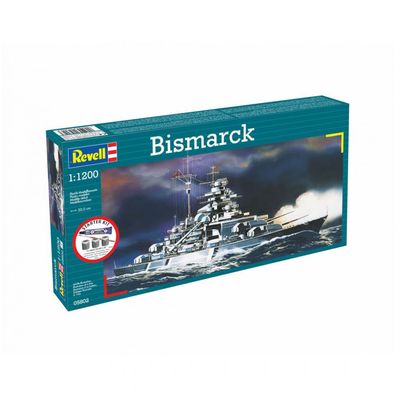 Revell - Starter Kit Bismarck - 1:1200 - 31 Teile