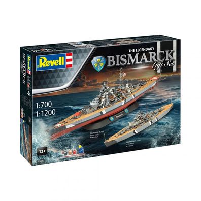 Revell - The Legendary Bismarck - 1:700/1:1200 - 326 Teile