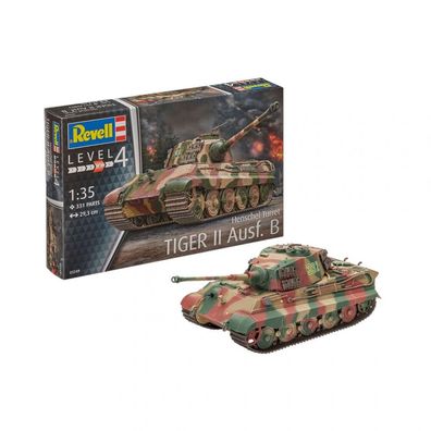 Revell - Tiger II Ausführung B (Henschel Turret) - 1:35 - 331 Teile