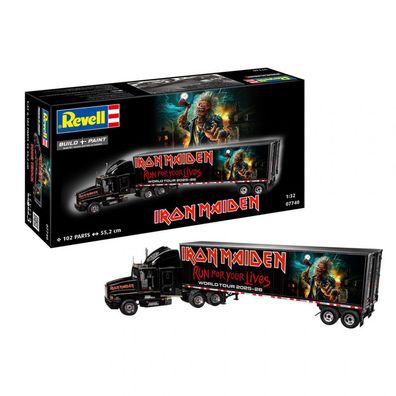 Revell - Tour Truck Iron Maiden 50th Anniversary - 1:32 - 102 Teile