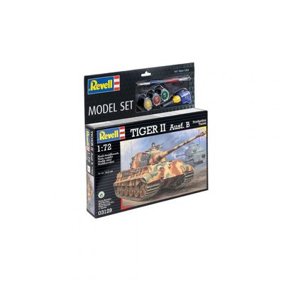 Revell - Tiger II Königstiger - Model Set - 1:72 - 144 Teile