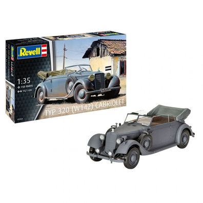 Revell - Typ 320 (W142) Cabriolet - 1:35 - 150 Teile