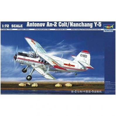 Trumpeter - Antonow An-2 Colt/Nanchang - 1:72 - 93 Teile
