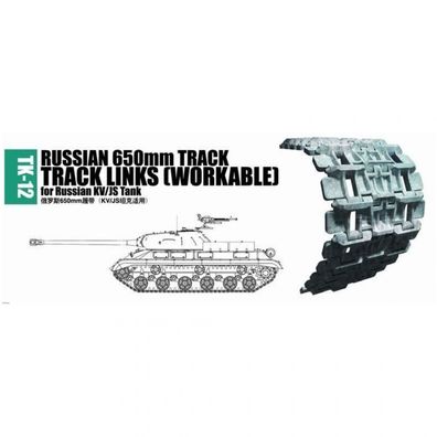 Trumpeter - 650mm Track Links for Russian KV/JS Tank - 1:35 - 579 Teile