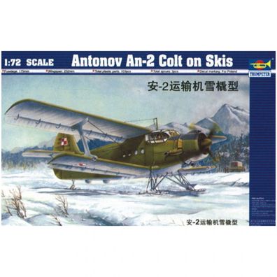Trumpeter - Antonov An-2 Colt on Skis - 1:72 - 103 Teile